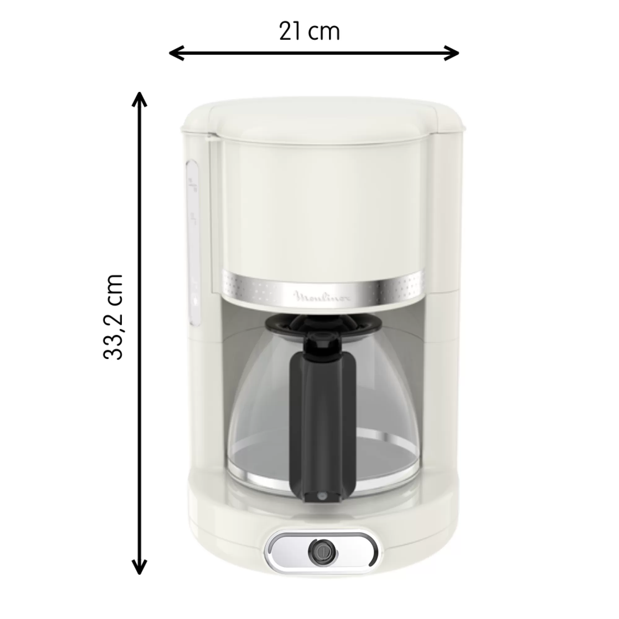 Moulinex Cafetière Filtre Soleil Ivoire, Design Vintage, Capacité 1,25L,- Cafetières | Sets Petit Déjeuner