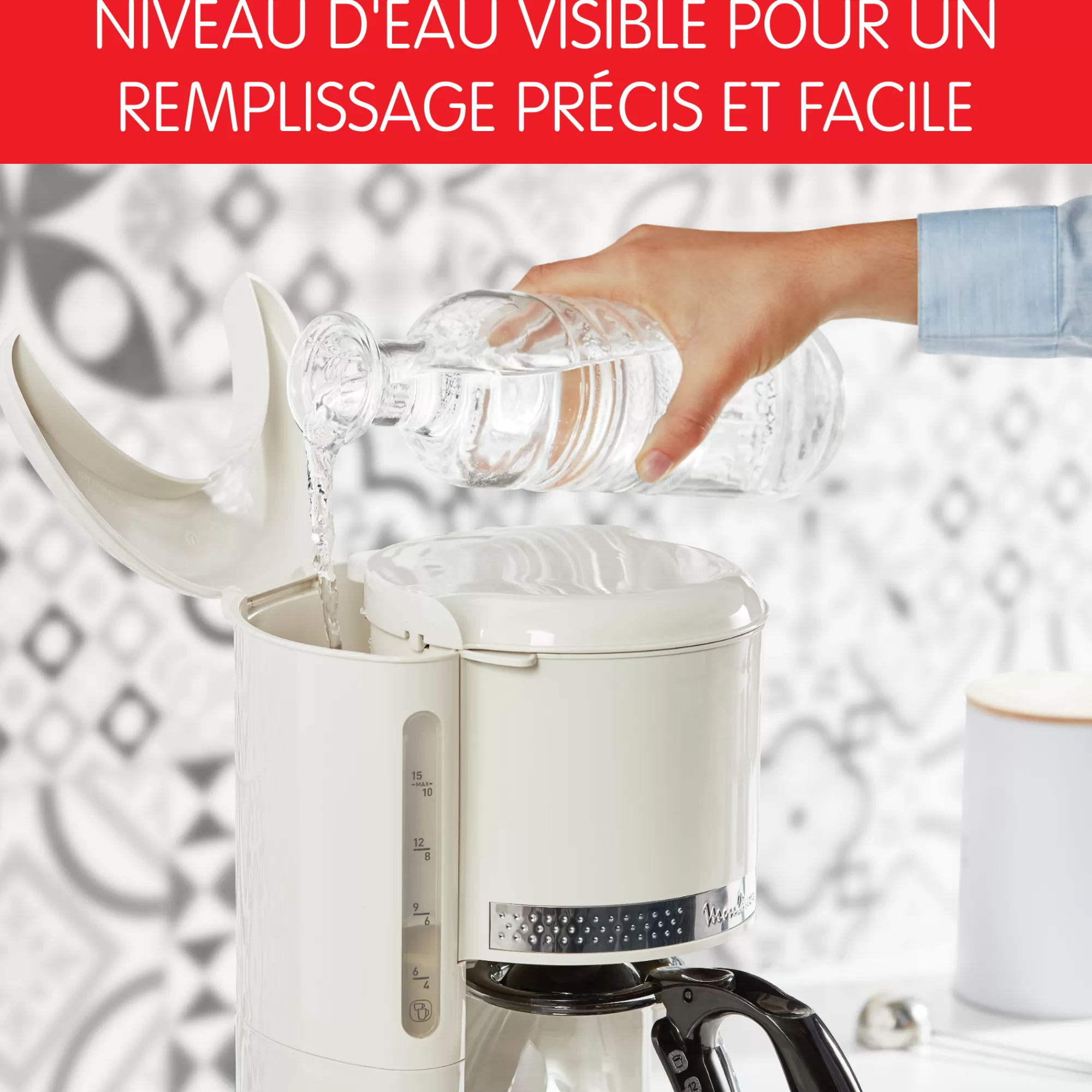 Moulinex Cafetière Filtre Soleil Ivoire, Design Vintage, Capacité 1,25L,- Cafetières | Sets Petit Déjeuner