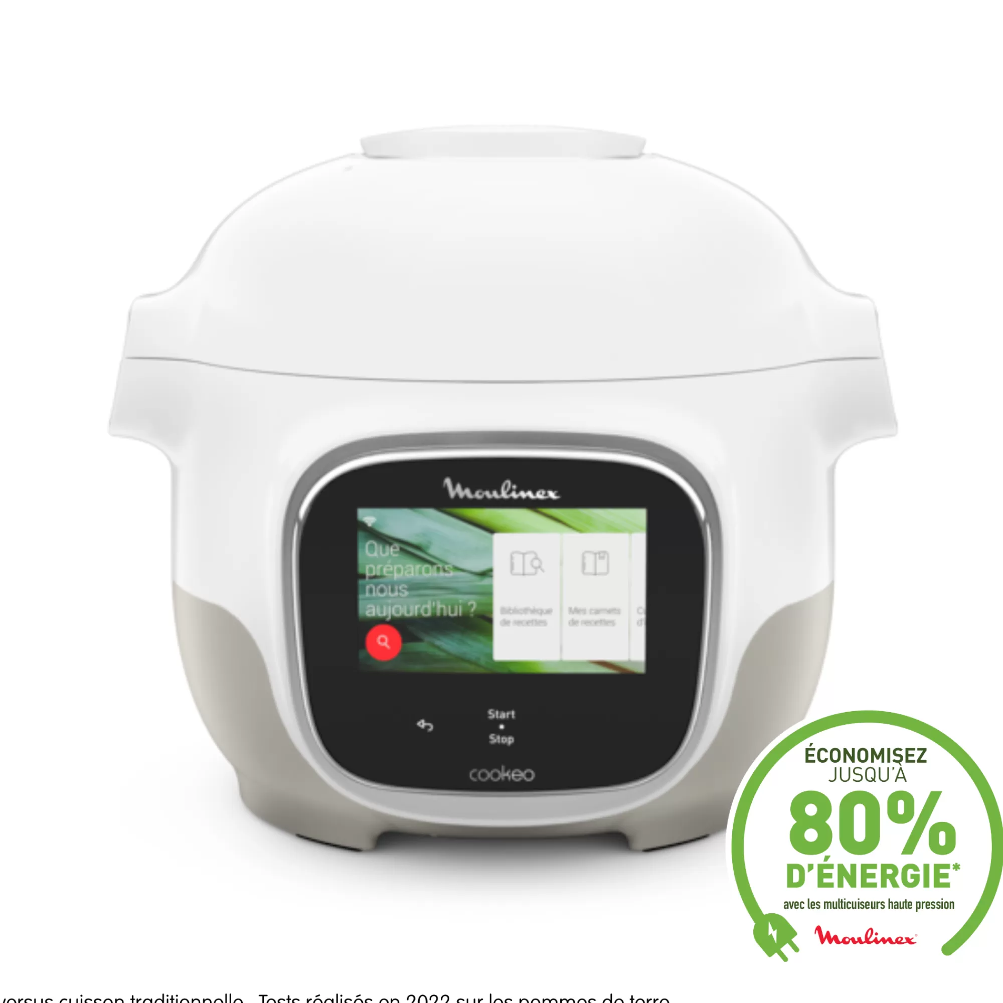 Moulinex Cookeo Touch Mini, Multicuiseur Connecté, 3L (2 Pers.), écran Tactile- Cookeo - Multicuisseurs Intelligents | Cookeo - Multicuisseurs Intelligents