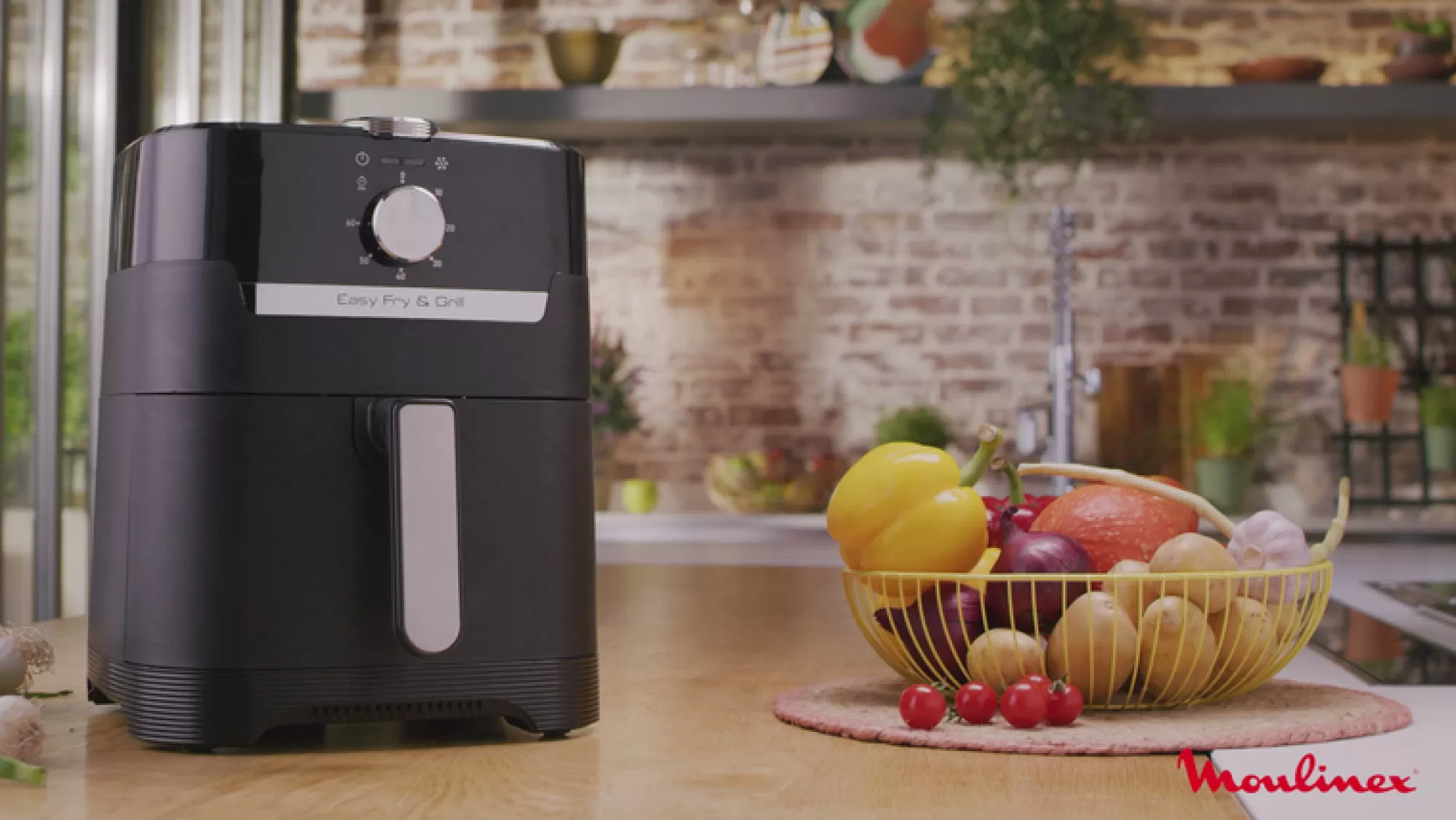 Moulinex Easy Fry & Grill, Friteuse Sans Huile 4,2L (6 Pers.), Air Fryer, Grill- Air Fryers - Friteuses Sans Huile
