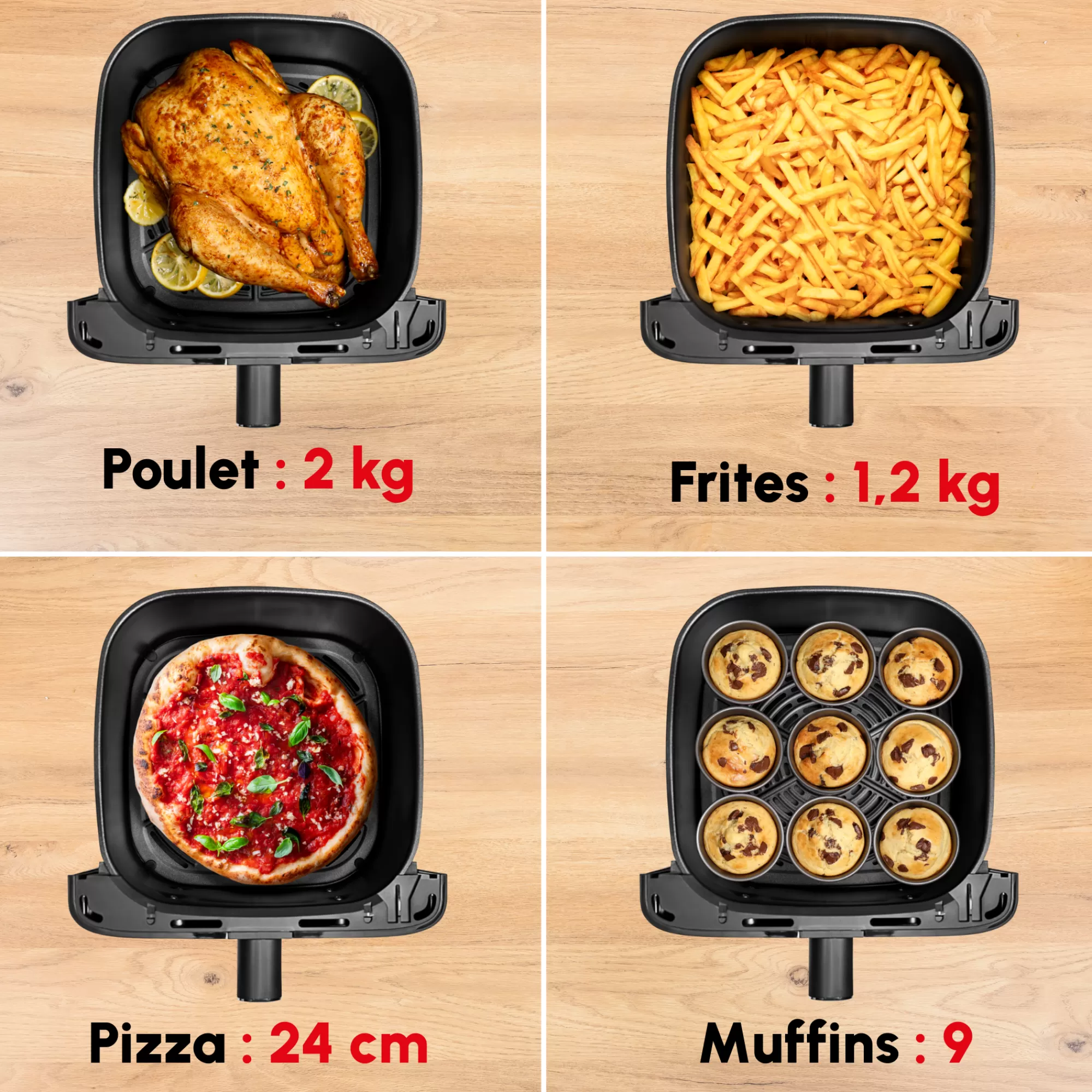Moulinex Easy Fry Mega , Friteuse Sans Huile, Air Fryer Très Grande Capacité De 7.5L, 8programmes Prédéfinis- Air Fryers - Friteuses Sans Huile
