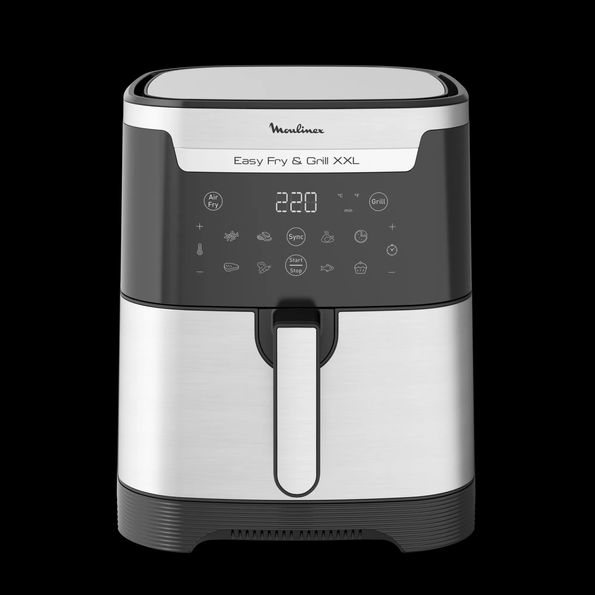 Moulinex Friteuse à Air Easy Fry & Grill XXL 6,5 L, Air Fryer, Grill, 8 Prog., 2 Zones Cuisson- Air Fryers - Friteuses Sans Huile