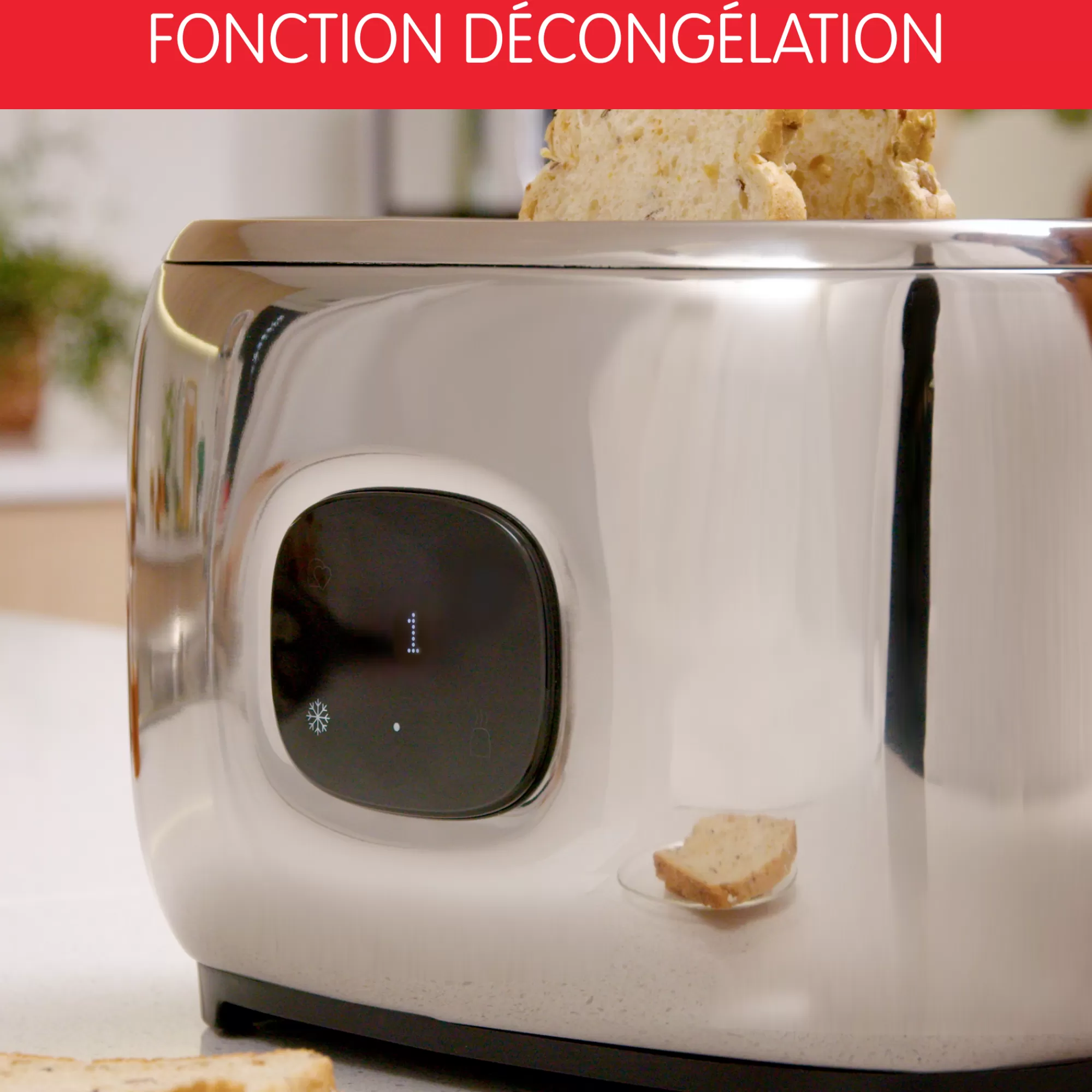 Moulinex Grille Pain Inox 2 Fentes Majestuo écran Tactile Digital- Sets Petit Déjeuner | Grilles Pain