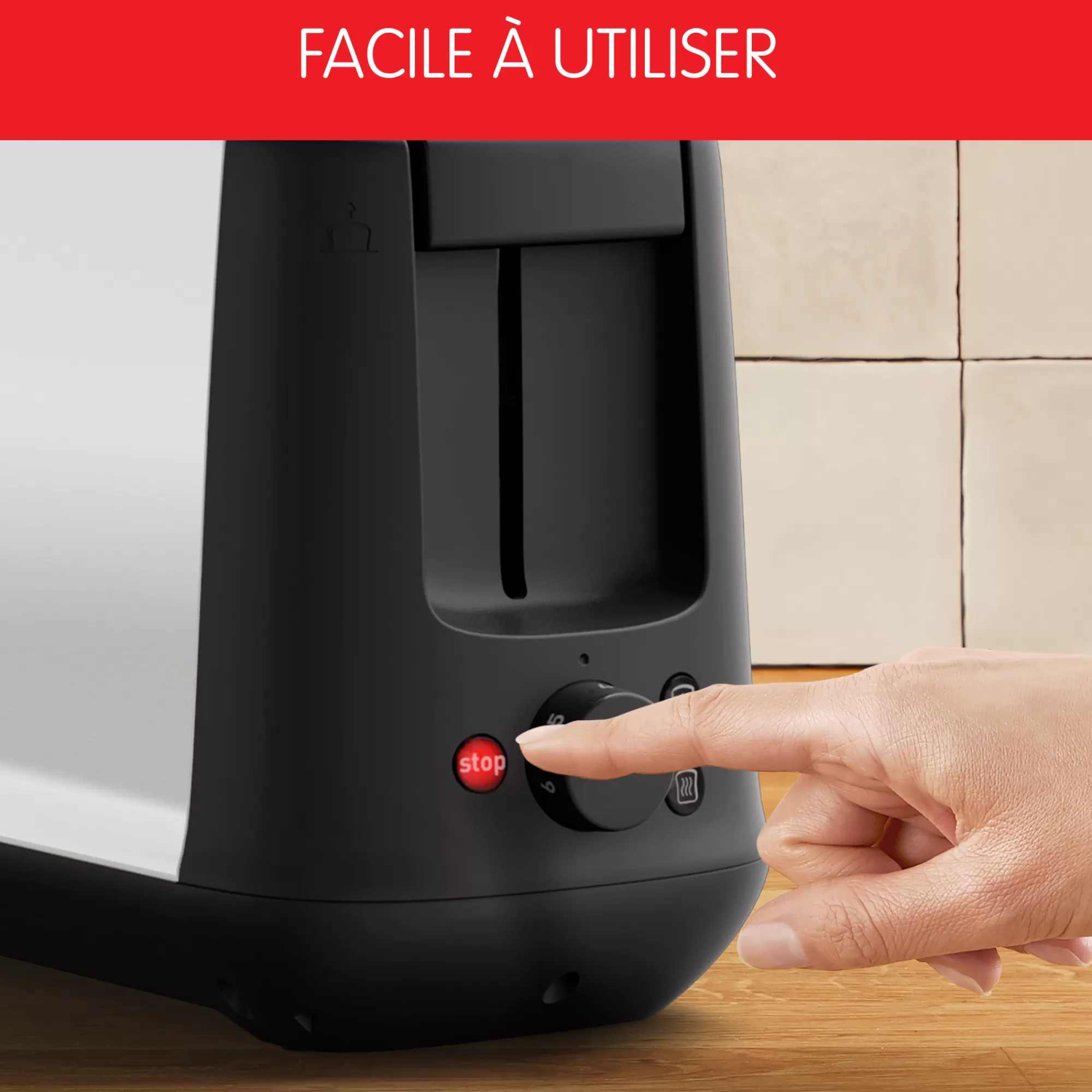 Moulinex Grille Pain Subito Inox, 1 Longue Fente Longue 25cm, 7niveaux De Dorage- Grilles Pain