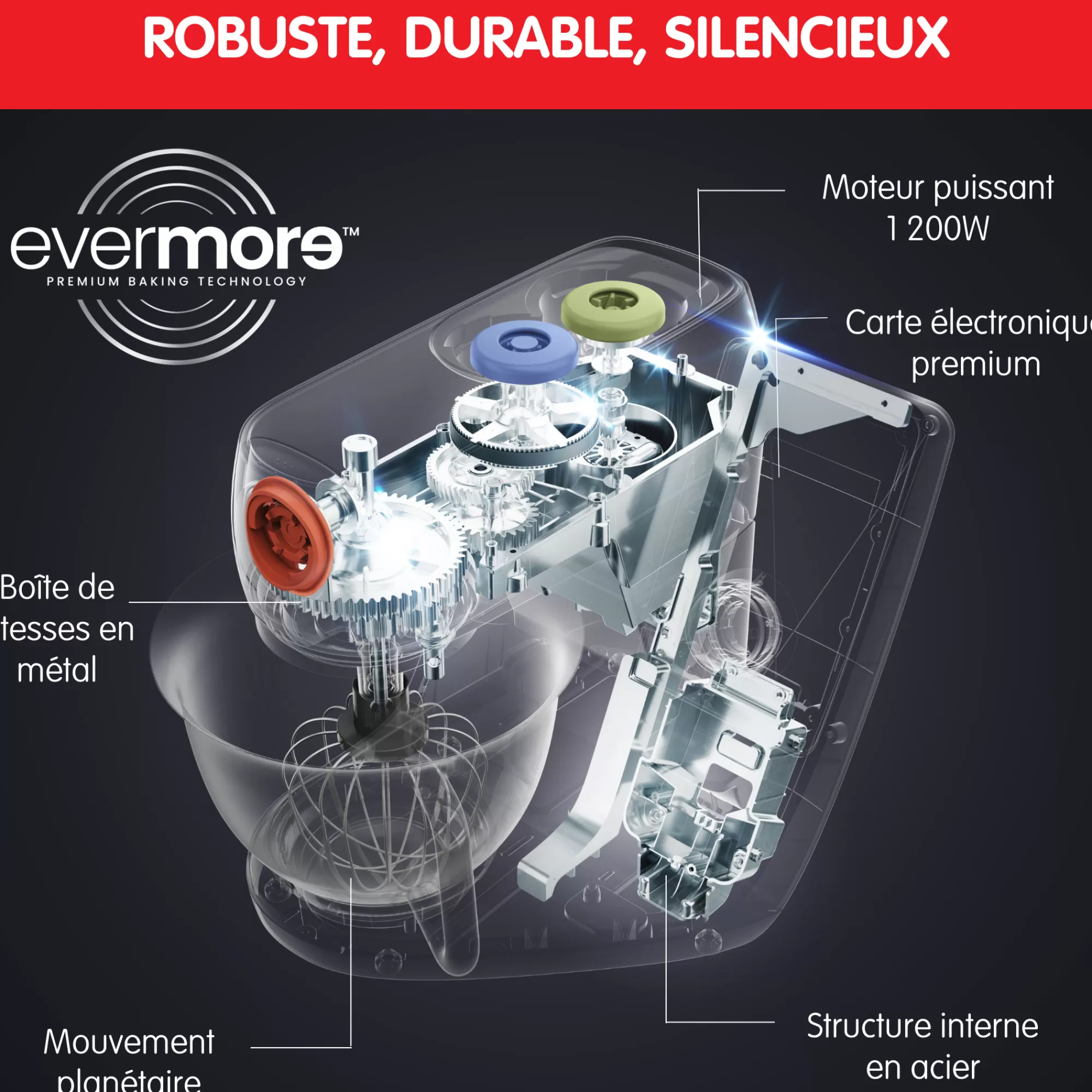 Moulinex I-Coach Touch, Robot Pâtissier Connecté, Coaching Sur L’écran, 21 Programmes, Balance- Robots Pâtissiers | Robots Pâtissiers