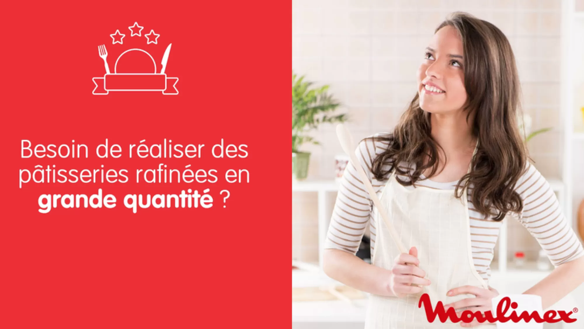 Moulinex Masterchef Grande, Robot Pâtissier, 1500W, 6,7L, Pétrin, Batteur, Fouet + Livre Recettes- Robots Pâtissiers | Robots Pâtissiers