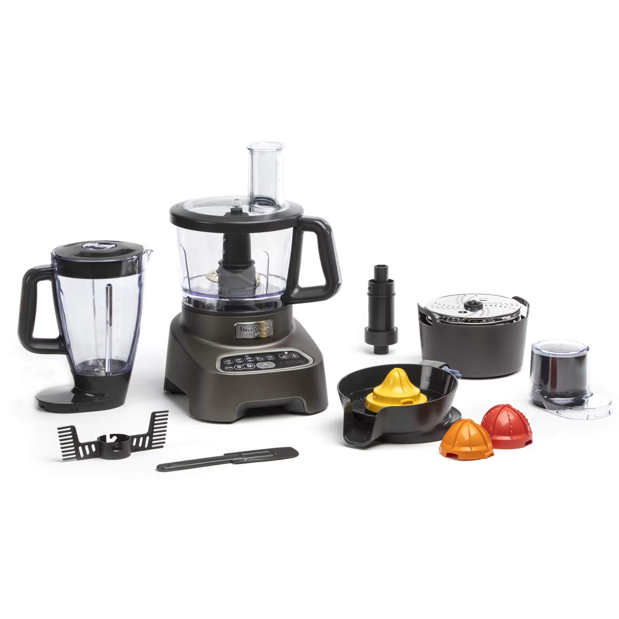 Moulinex Robot Double Force, 1000 W, 10 Accessoires, 6 Vitesses- Robots Multifonctions
