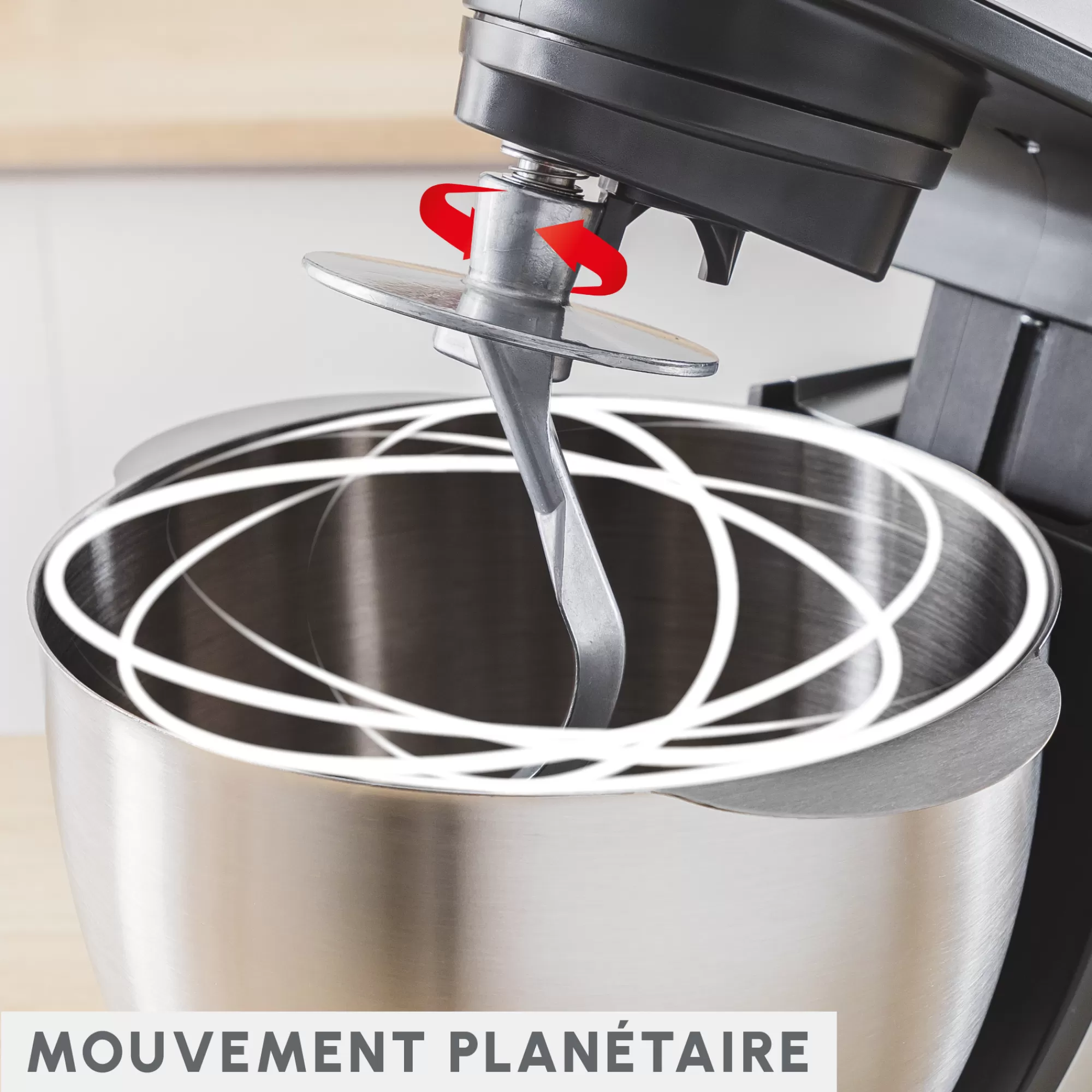 Moulinex Robot Pâtissier Bake Essential, Bol De 4.8L, Kit De Pâtisserie, 800W- Robots Pâtissiers | Robots Pâtissiers
