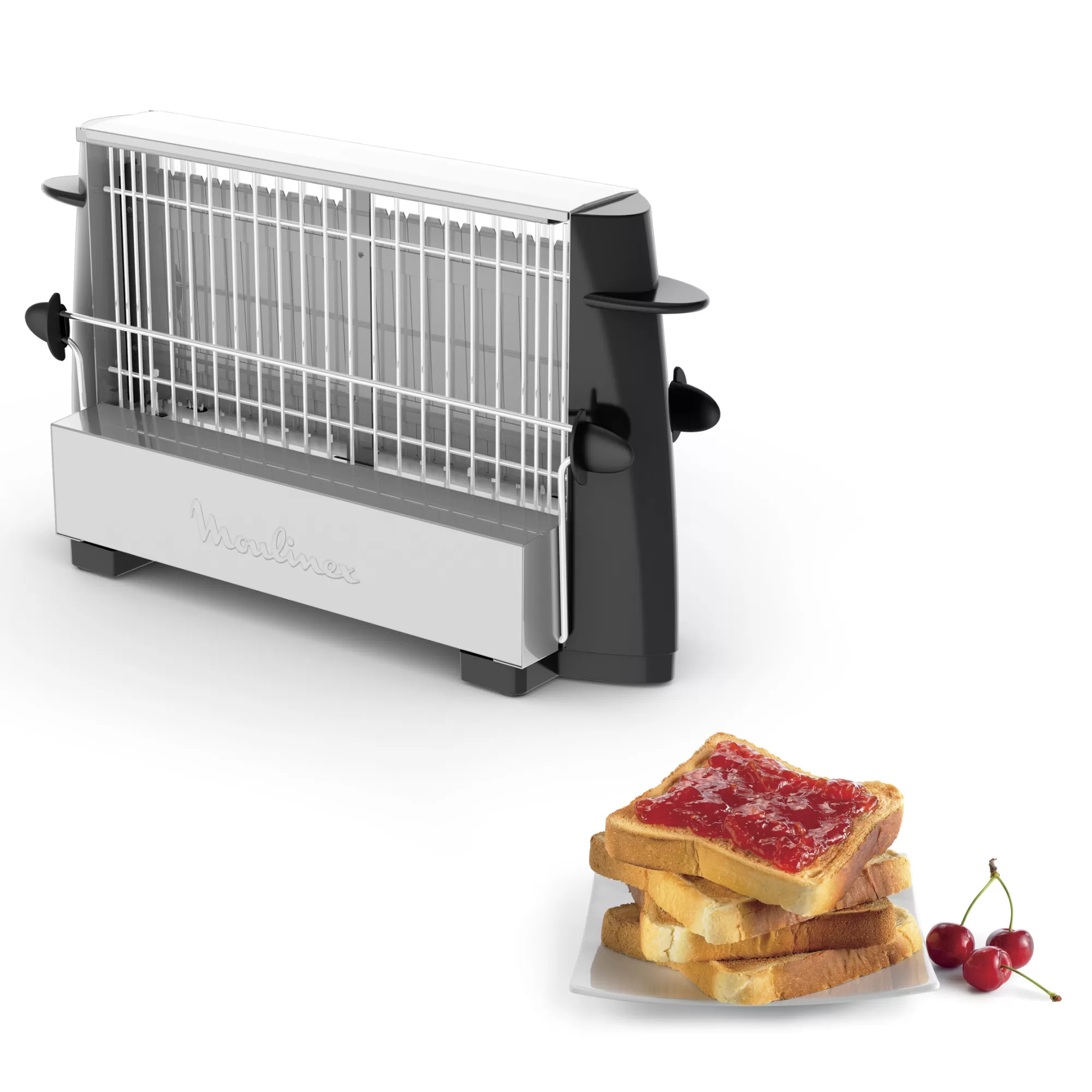 Moulinex Vintage Inox 1 Longue Fente- Sets Petit Déjeuner | Grilles Pain