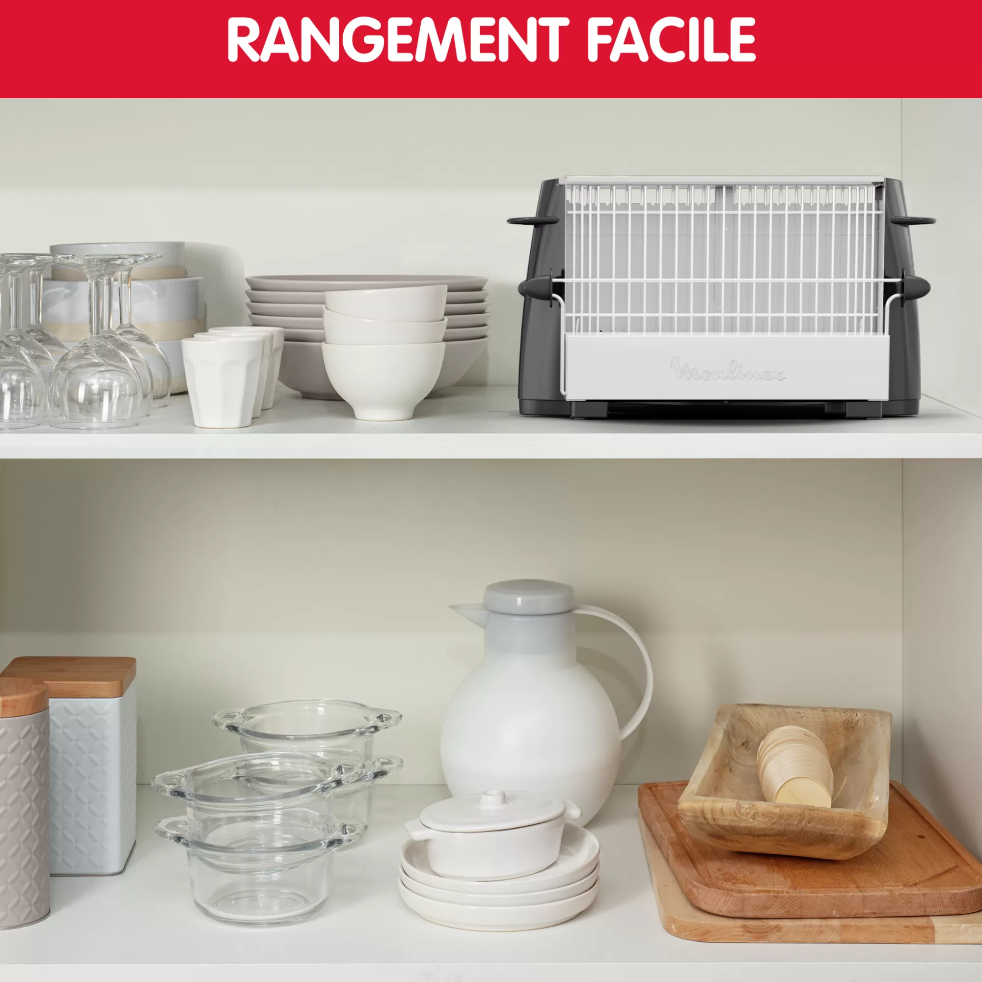 Moulinex Vintage Inox 1 Longue Fente- Sets Petit Déjeuner | Grilles Pain